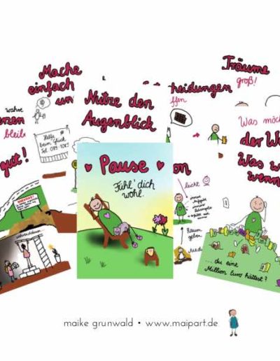 Bildkarten zum Mut machen und Dranbleiben. Träume leben.